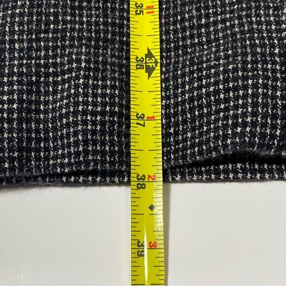 Vintage Talbots 100% Wool Fully Lined Checkered Trousers Women's Size 8 - Picture 7 of 10